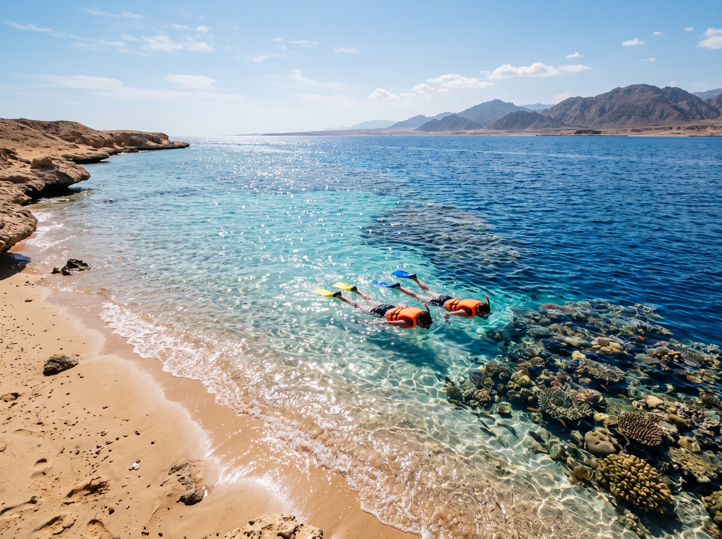 Salama Sharm tours Ras MOhamed by bus